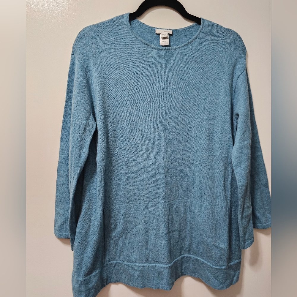 Pure Jill Cashmere & Cotton Blend Sweater. Size Small